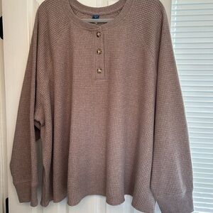 Cozy Waffle Knit Henley